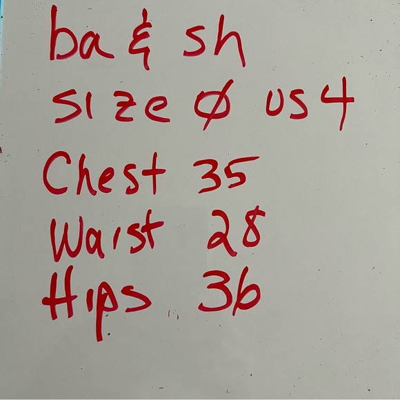 Ba&SH boho flowy short sleeve midi dress w/open back US Size 4, Paisley BA&SH 0 - Picture 9 of 9